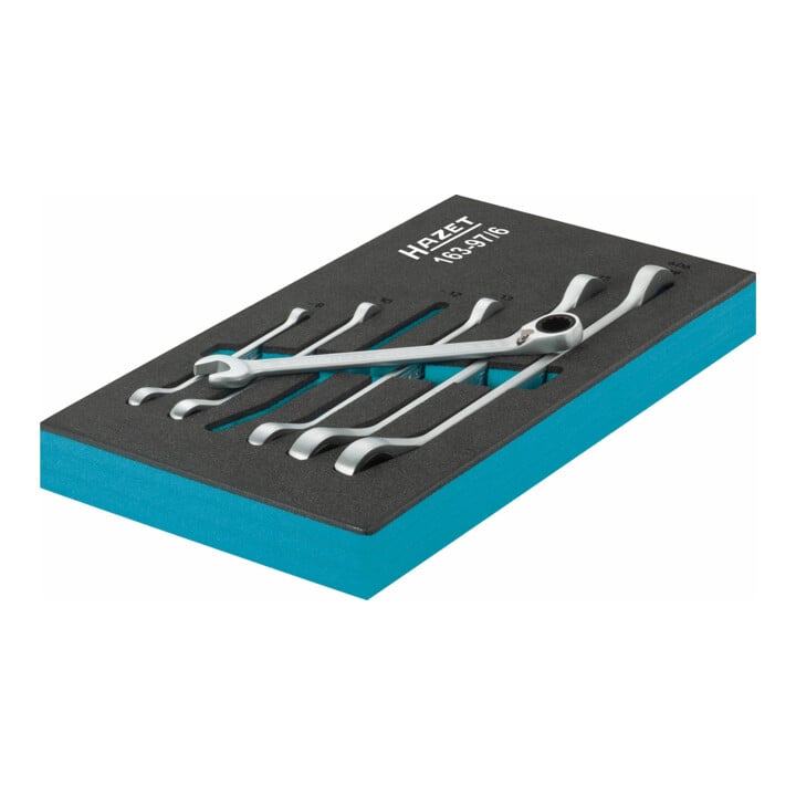 HAZET Jeu d'outils pour sondes lambda 163-611/10, 10 pièces, 22, 24, 14, 17, 19