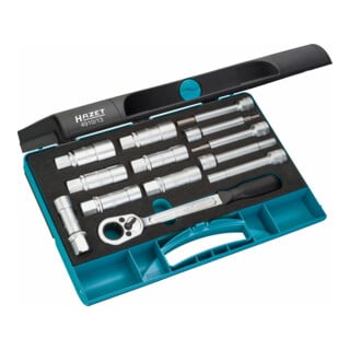 HAZET Jeu d'outils spéciaux pour amortisseur 4910/13 Profil TX intérieur Profil à pivot creux, Profil à 6 pans extérieurs