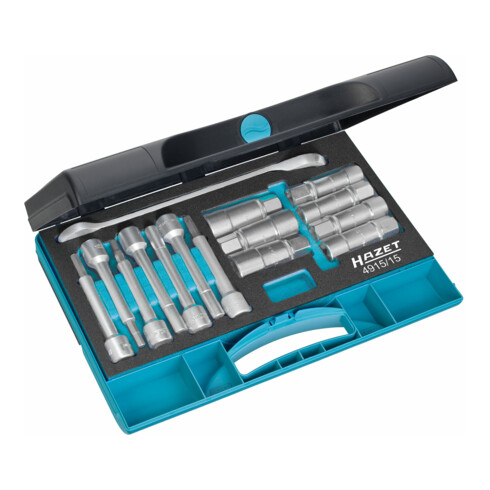 HAZET Jeu d'outils spéciaux pour amortisseur 4915/15
