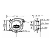 HAZET kabeloproller 9040D-2.5-3