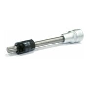 HAZET Keil(rippen)riemenscheibe-Werkzeug 4641/2 Vierkant hohl 12,5 mm (1/2 Zoll) Innen Vielzahn Profil XZN Anzahl Werkzeuge: 2-2