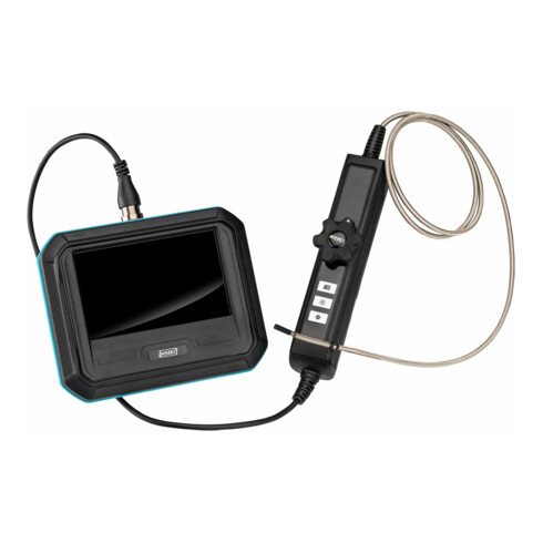 HAZET Kit endoscope à écran tactile HD avec sonde pivotante 180°, ⌀ 3,9 mm 4812-23/5AF
