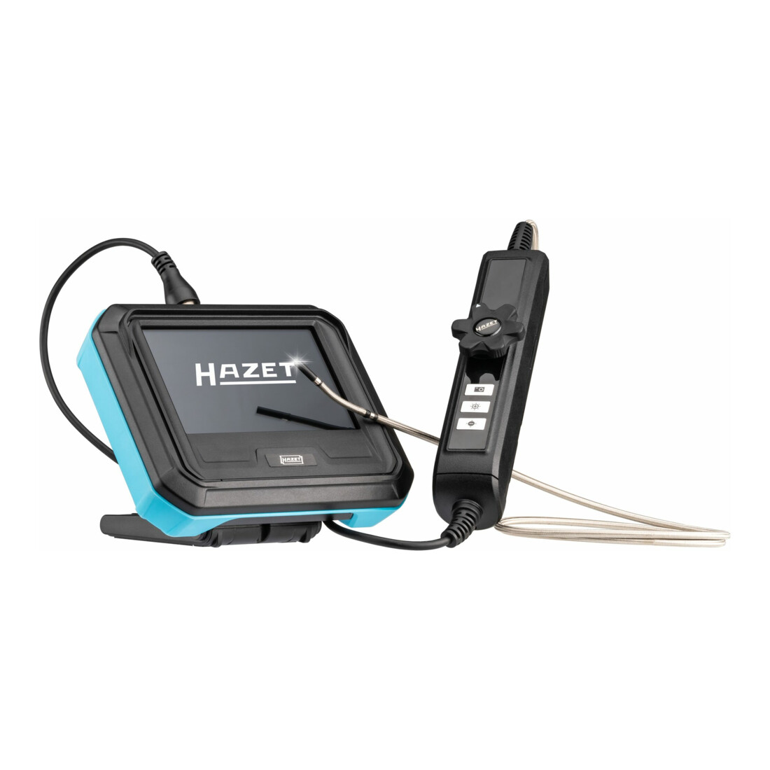 HAZET Kit endoscope à écran tactile HD avec sonde pivotante 180°, ⌀ 3,9 mm 4812-23/5AF