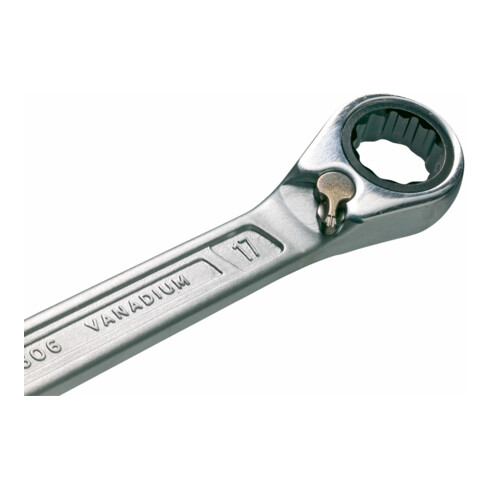 HAZET Knarren-Ring-Maulschlüssel 606-14 14 mm