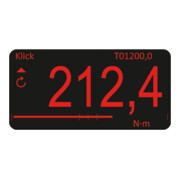 HAZET Koppeltester, elektronisch, 10 - 350 Nm 7901E Nm min-max: 10 - 350 Nm vierkant hol 12,5 mm (1/2 inch)-5