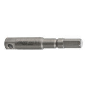 HAZET Kracht-verloopdoppen 8508S-1 ∙ Zeskant massief ISO 1173-A 5,5 ∙ Vierkant massief 6,3 mm (1/4 inch)