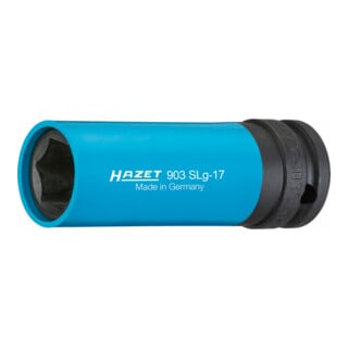 HAZET Kracht-dopsleutel 1/2" Zeskant lang