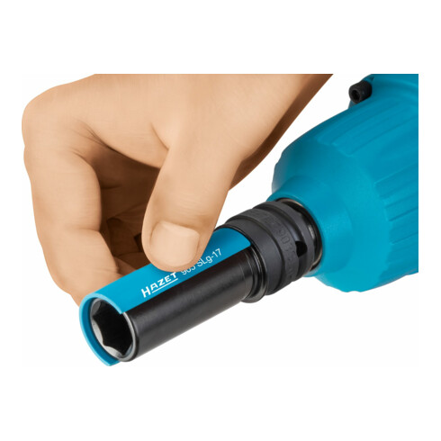 HAZET krachtdop 1/2" zeskant lang