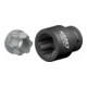 HAZET Krachtdopsleutel ∙ met speciaal profiel 2784S-1 ∙ Vierkant hol 12,5 mm (1/2 inch) ∙ Ribbelprofiel ∙ 39 mm-4
