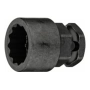 HAZET Krachtdopsleutel ∙ twaalfkant 900SZ6-21 ∙ Vierkant hol 12,5 mm (1/2 inch), Buitenzeskant 24 mm ∙ Buiten-twaalfkant-tractieprofiel ∙ 21 mm