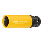 HAZET Krachtdopsleutel ∙ zeskant 903SLG6-19 ∙ Vierkant hol 12,5 mm (1/2 inch), Buitenzeskant 24 mm ∙ Buiten-zeskant-tractieprofiel ∙ 19 mm