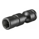 HAZET Krachtverlengstuk 917S-3 ∙ Vierkant hol 12,5 mm (1/2 inch) ∙ Vierkant massief 12,5 mm (1/2 inch)