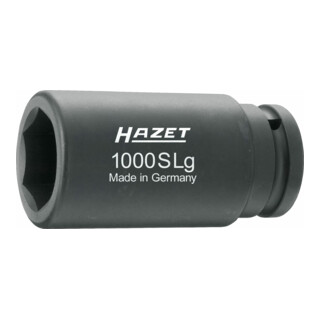 HAZET Kraft-Steckschlüssel-Einsatz (6-Kant) 1000SLG-33 s: 33 mm Vierkant hohl 20 mm (3/4")