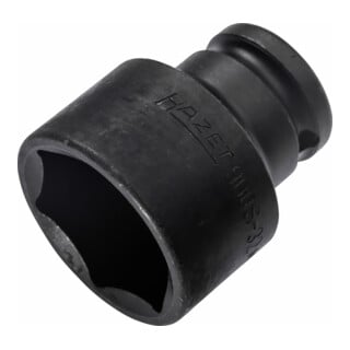 HAZET Kraft-Steckschlüssel-Einsatz (6-Kant) 900S-32 s: 32 mm Vierkant hohl 12,5 mm (1/2")