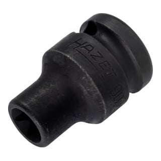 HAZET Kraft TX Steckschlüssel-Einsatz 900S-E12 E12 Vierkant hohl 12,5 mm (1/2")