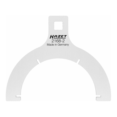 HAZET Kraftstofffilter Lösewerkzeug 2168-2 Vierkant hohl 12,5 mm (1/2 Zoll) Rillenprofil