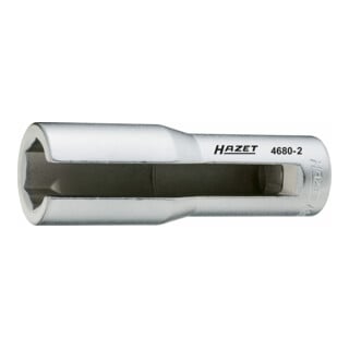 Hazet Lambdasonde dopsleutel 4680-1 vierkant hol 12,5 mm (1/2 inch) buitenzeskantprofiel 22