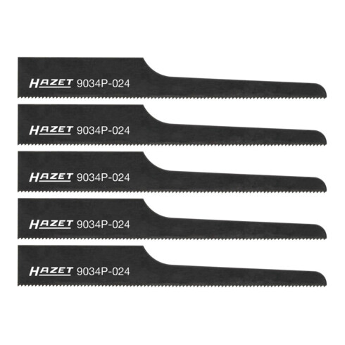 Hazet Lames de scie de rechange 93 mm 24 dents, lot de 5