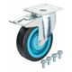 HAZET Lenkrolle, mit Feststeller 179NW-011A ⌀ 125 mm blau-1