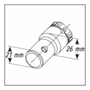 HAZET Leva della chiave ad anello, attacco da 21mm-4