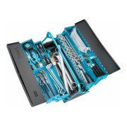 HAZET metalen gereedschapskist met assortiment 190/80 Aantal gereedschappen: 80