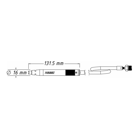 HAZET Micro levigatrice dritta 9032M