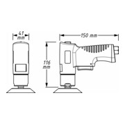 HAZET Mini polijstset 9033N-9-5