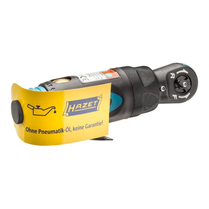 HAZET Mini Ratschenschrauber 9020P-2 Vierkant massiv 6,3 mm (1/4 Zoll)