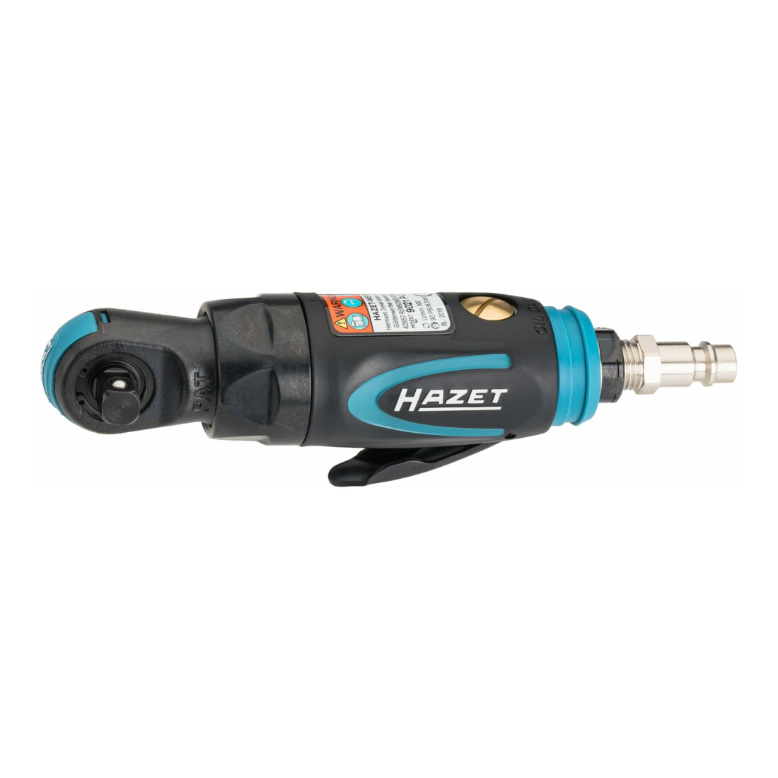 HAZET Mini Ratschenschrauber 9021P-2 Vierkant massiv 10 mm (3/8 Zoll)