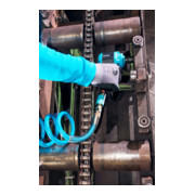 HAZET Mini Twin Turbo Schlagschrauber, extra kurz 9012MTT Lösemoment maximal: 1600 Nm Vierkant massiv 12,5 mm (1/2 Zoll) Hochleistungs-Doppelhammer-Schlagwerk-4