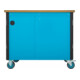 HAZET Mobiele werkbank 179NW-7/230 Lades vlak: 6 x 76 x 522 x 398 mm Lades hoog: 1 x 161 x 522 x 398 mm Aantal gereedschappen: 230-5