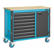 HAZET Mobiele werkbank 179NW-8 Lades, vlak: 8 x 81 x 522 x 398 mm-1