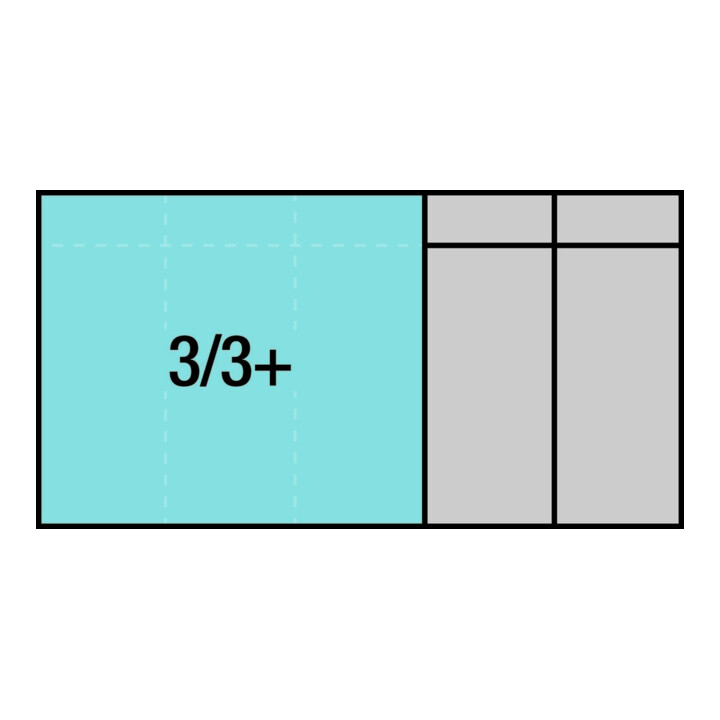 HAZET Module d'outils 3/3 Clés à douille 163-513/122N