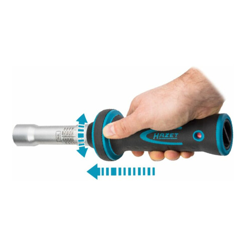 Hazet-rekmomentsleutel 6295-1CT Nm min-max: 200 - 500 Nm