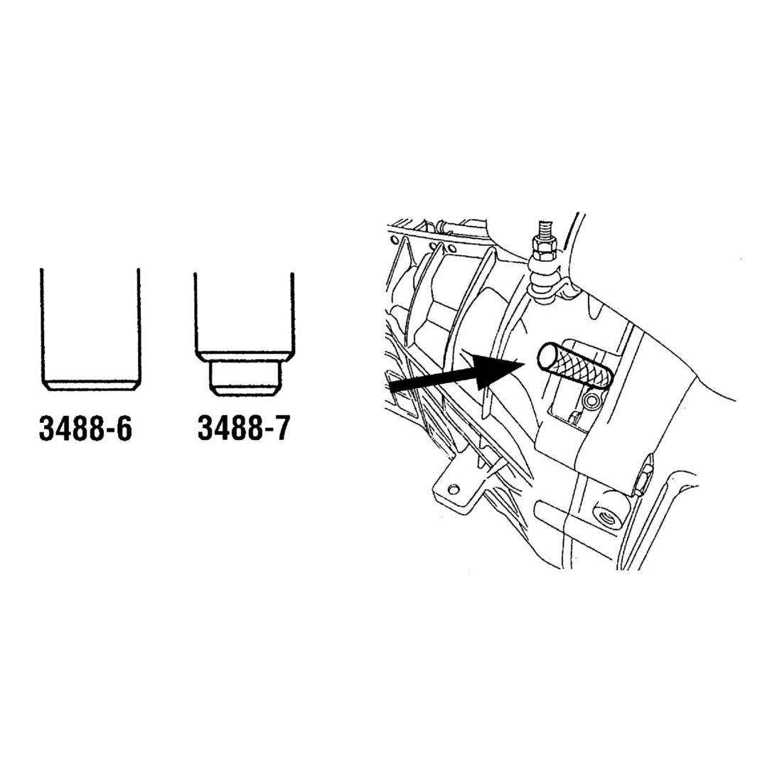 HAZET Motoreinstell-Werkzeug 3488-19