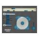 HAZET Motoreinstell-Werkzeug FORD / MAZDA / VOLVO 3488/5 5-teilig-1