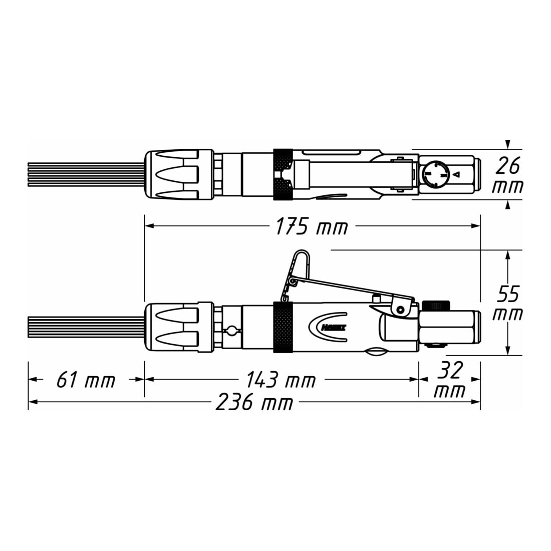 HAZET naald scaler 9035M-5