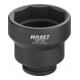 HAZET Nkw Achsmutter-Steckschlüssel 4937-80 Vierkant hohl 20 mm (3/4 Zoll) 80