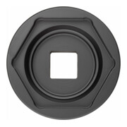 HAZET Nkw Achsmutter-Steckschlüssel 4937-S80 Vierkant hohl 20 mm (3/4 Zoll) Außen-Sechskant Profil 80-4