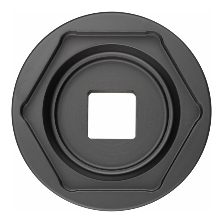 HAZET Nkw Achsmutter-Steckschlüssel 4937-S80 Vierkant hohl 20 mm (3/4 Zoll) Außen-Sechskant Profil 80