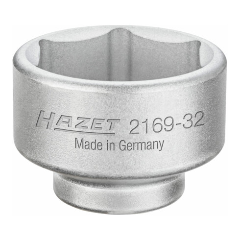 HAZET Ölfilter-Schlüssel 2169-32 Vierkant hohl 10 mm (3/8 Zoll) Außen-Sechskant Profil