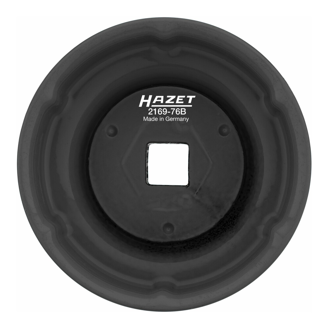 HAZET Ölfilter-Schlüssel 2169-76B Vierkant hohl 12,5 mm (1/2 Zoll) Rillenprofil