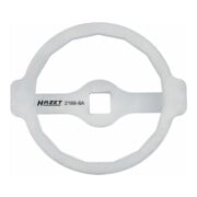 HAZET Oliefiltersleutel 2169-8A ∙ Vierkant hol 12,5 mm (1/2 inch) ∙ Buiten-15-kant-profiel ∙ 105 mm-4