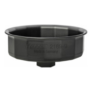 HAZET Oliefiltersleutel 2169-9 ∙ Buitenzeskant 24 mm, Vierkant hol 12,5 mm (1/2 inch) ∙ Buiten-15-kant-profiel ∙ 119