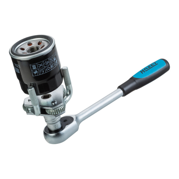 HAZET Oliefiltersleutel 2172 ∙ Vierkant hol 10 mm (3/8 inch) ∙ 65 – 115