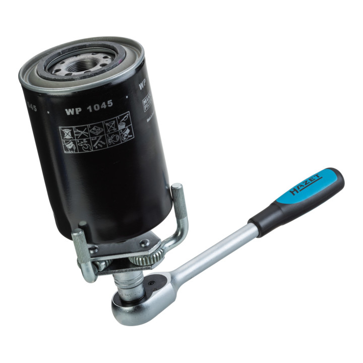 HAZET Oliefiltersleutel 2172 ∙ Vierkant hol 10 mm (3/8 inch) ∙ 65 – 115