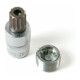 HAZET Olieservice-dopsleutelbit 2567-16 ∙ Vierkant hol 12,5 mm (1/2 inch) ∙ Binnenveeltandprofiel XZN met tap ∙ M16-2