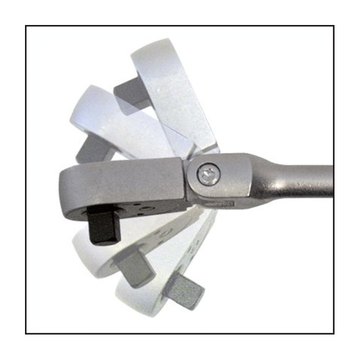HAZET Omschakelratel ∙ met scharnier 8816GK ∙ Vierkant massief 10 mm (3/8 inch)
