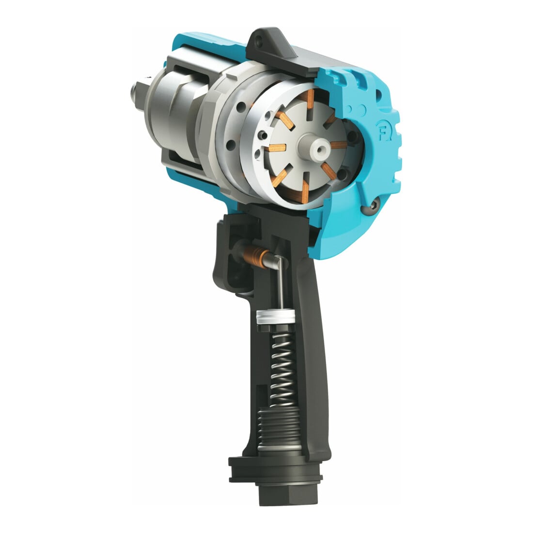 HAZET Perslucht-slagschroefmachine Twin Turbo, Type: 9012TT