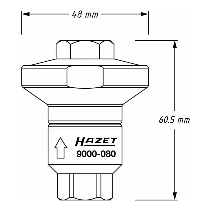 HAZET Persluchtreduceer 9000-080